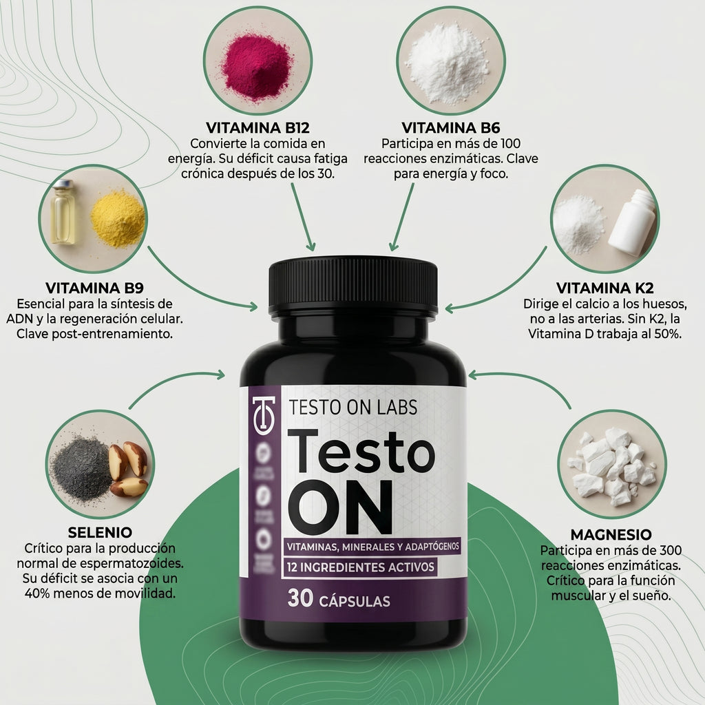 TestoON - SUPLEMENTO #1 PARA HOMBRES